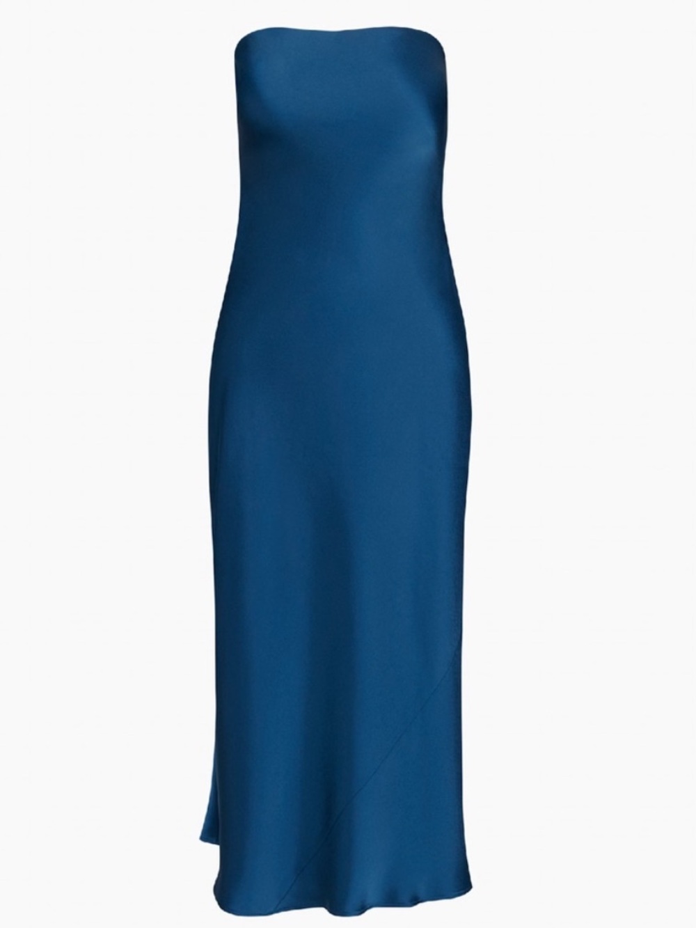 Wilfred- Aritzia Charmaine ultramarine blue Satin Dress--size Small